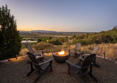 Enjoy a relaxing evening around a firepit